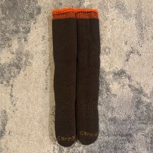 Carhartt Brown and Orange Thick Men's Socks